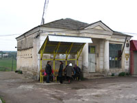 Древности Салгира. Остановка автобуса в селе Курцы