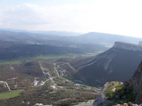 Вид с Тепе-Кермена на долину Качи