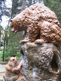 гурзуф фото, скульптура в парке санатория Гурзуфский