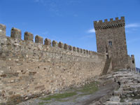 Судакская крепость, стена